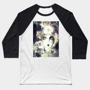 hazy art deco fashion collage poster Baseball T-Shirt